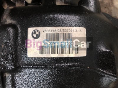 Редуктор заднего моста задний BMW 328i 2012г. Сентябрь F31 N20B20 33 10 7 603 751 - купить Елшанке