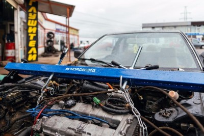 Универсальная опора для вывешивания двигателя и КПП на крыльях - купить Елшанке