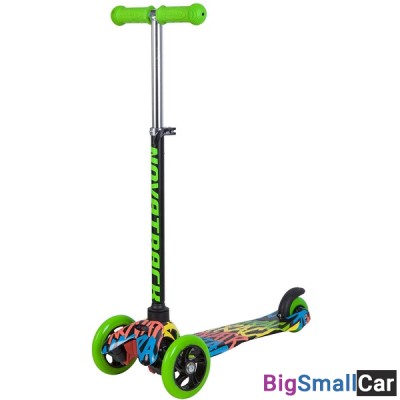 Детский самокат-кикборд 120H.DISCOKIDS.BMC8 NOVATRACK - купить Елшанке