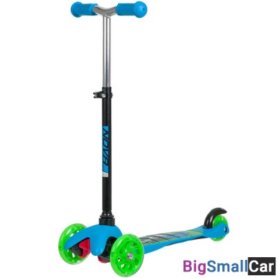 Детский самокат-кикборд 120H.DISCOKIDS.SGBL20 NOVATRACK - купить Елшанке