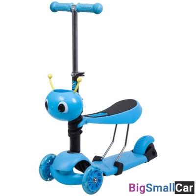 Детский самокат-кикборд 120S.DISCOKIDS.BL7 NOVATRACK - купить Елшанке