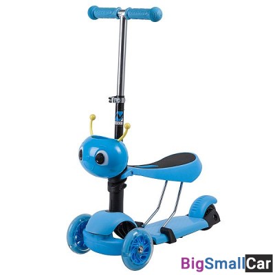 Детский самокат-кикборд 120S.DISCOKIDS.BL9 NOVATRACK - купить Елшанке