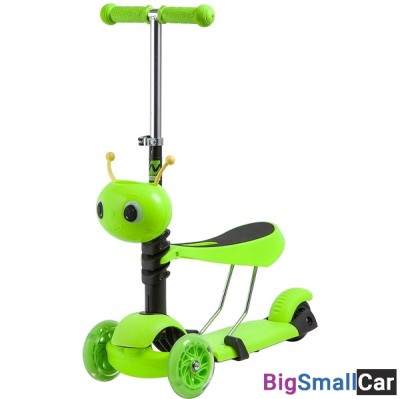 Детский самокат-кикборд 120S.DISCOKIDS.GN9 NOVATRACK - купить Елшанке