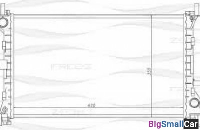 Радиатор охлаждения free-Z KK0149 - купить Елшанке