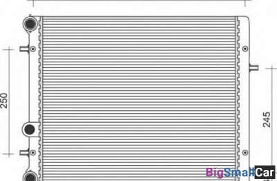 Радиатор охлаждения VAG 6Q0121253AE 430 X 415 X 26 - купить Елшанке