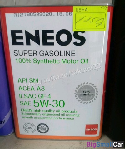 Масло в двс Eneos 5w30 - купить Елшанке