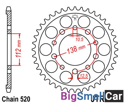 Звезда ведомая JT JTR1303.39 - купить Елшанке