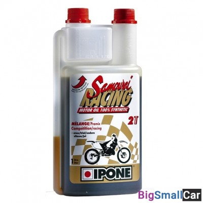 Масло моторное IPONE 2T Rasing Samurai (клубника) 1L 800090 - купить Елшанке