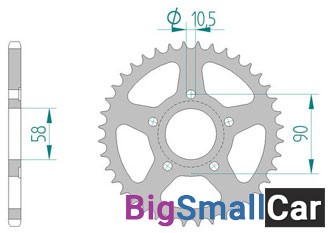 Звезда ведомая AFAM 10215-38 - купить Елшанке