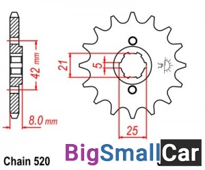 Звезда ведущая JT JTF575.15 - купить Елшанке