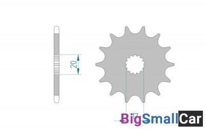 Звезда ведущая AFAM 21203-13 (JTF564.13) - купить Елшанке