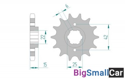 Звезда ведущая AFAM 20402-16 (JTF292.16) - купить Елшанке