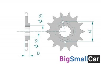 Звезда ведущая AFAM 20509-15 (JTF308.15) - купить Елшанке