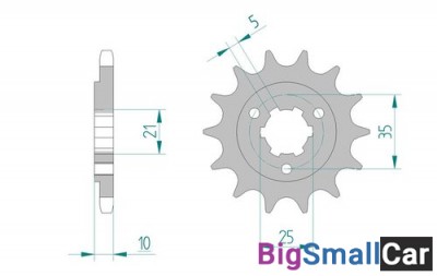 Звезда ведущая AFAM 22602-15 (JTF1448.15) - купить Елшанке