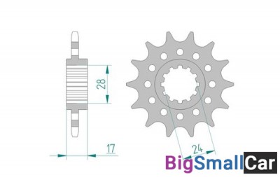 Звезда ведущая AFAM 20511-15 CBR 600 F  520 91-96 - купить Елшанке