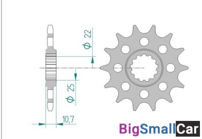 Звезда ведущая AFAM 21511-16 (JTF1581,16)  520 - купить Елшанке