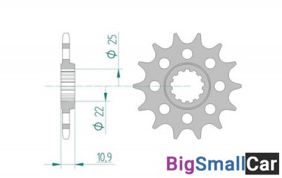 Звезда ведущая AFAM 21603-16 (JTF1581.16) YZF 600 R6  520 - купить Елшанке