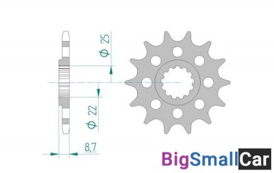 Звезда ведущая AFAM 28402-16 (JTF512.16)  520 - купить Елшанке