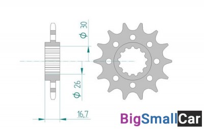 Звезда ведущая AFAM 20613-14 (JTF1269,14)  520 - купить Елшанке