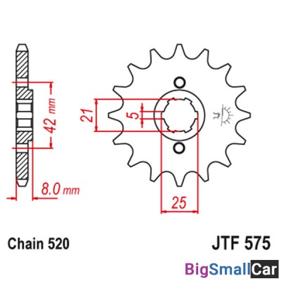 Звезда ведущая JT JTF575.16 - купить Елшанке