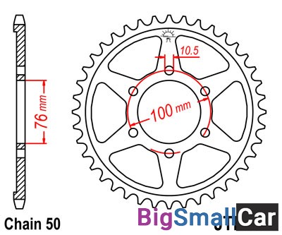Звезда ведомая JT JTR816.42 - купить Елшанке