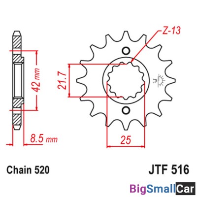 Звезда ведущая JT JTF516.13 - купить Елшанке