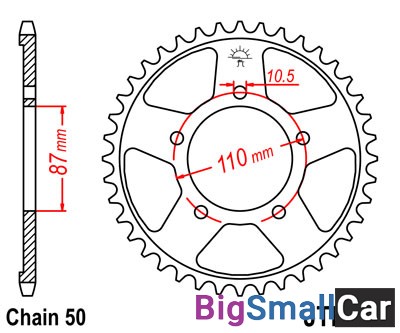 Звезда ведомая JT JTR829.43 - купить Елшанке