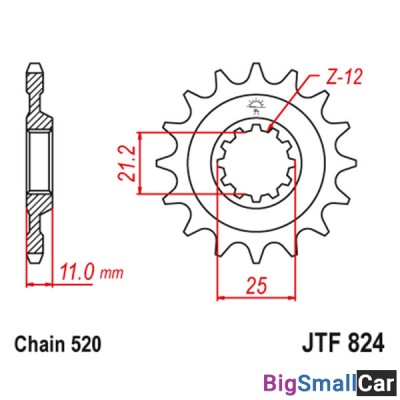Звезда ведущая JT JTF824.15 - купить Елшанке