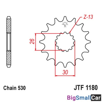 Звезда ведущая JT JTF1180.17 - купить Елшанке