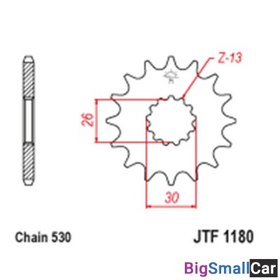 Звезда ведущая JT JTF1180.18 - купить Елшанке