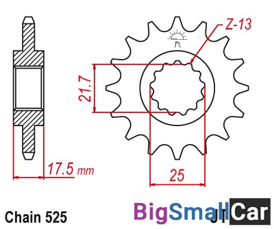 Звезда ведущая JT JTF297.15RB - купить Елшанке