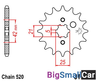 Звезда ведущая JT JTF569.15 - купить Елшанке