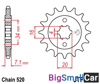 Звезда ведущая JT JTF1903.14 - купить Елшанке