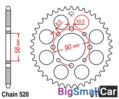 Звезда ведомая JT JTR273.44 - купить Елшанке