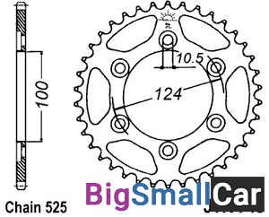 Звезда ведомая JT JTR745.38 - купить Елшанке