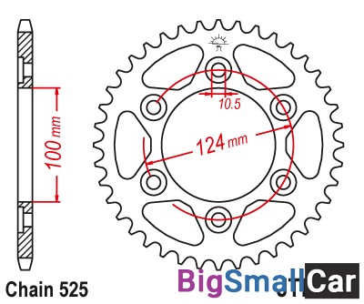 Звезда ведомая JT JTR745.42 - купить Елшанке