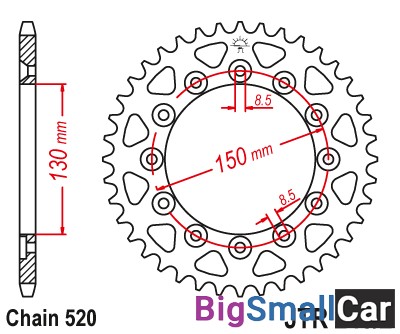 Звезда ведомая JT JTR245/2.42 - купить Елшанке