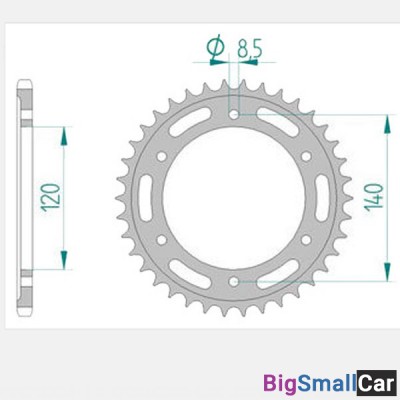 Звезда ведомая AFAM 10311-38 - купить Елшанке