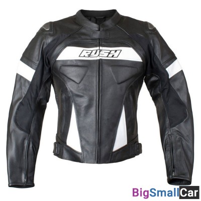 Куртка кожа RUSH Cyborg blk/white L 31-04525 - купить Елшанке