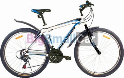 Дорожные велосипеды PIONEER TOWN 27,5/20 white-black-blue - купить Елшанке