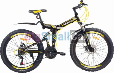 Дорожные велосипеды PIONEER DOLPHIN 26/19 black-yellow-white