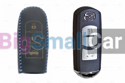Чехол Для Ключа Mazda (Брелок) String Цвет Кожи Черный bgt476 - купить Елшанке