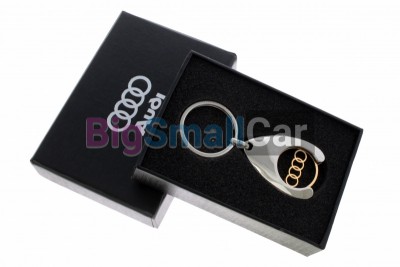 Брелок Для Audi Съемная Эмблема Хром-Золото, Металлический bgt567 - купить Елшанке