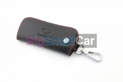 Чехол Для Ключей Ssangyong Универсальный, Кожаный, Цвет Нити Красный bgt979 - купить Елшанке