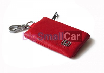 Чехол Для Ключей Honda Универсальный, Кожаный С Металическим Значком, Красный bgt991 - купить Елшанке
