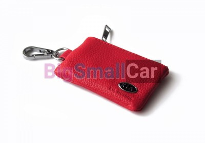 Чехол Для Ключей Kia Универсальный, Кожаный С Металическим Значком, Красный bgt1044 - купить Елшанке