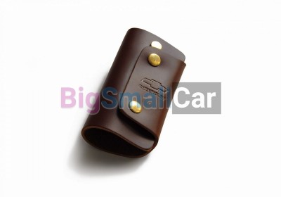 Чехол Для Ключей Chevrolet Универсальный, Кожаный, Темно-Коричневый bgt1057 - купить Елшанке