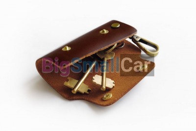 Чехол Для Ключей Volkswagen Универсальный, Кожаный, Темно-Коричневый bgt1068 - купить Елшанке