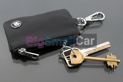 Чехол Для Ключей Skoda Универсальный, Кожаный С Металическим Значком, Черный bgt1077 - купить Елшанке