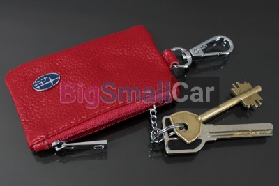 Чехол Для Ключей Subaru Универсальный, Кожаный С Металическим Значком, Красный bgt1084 - купить Елшанке
